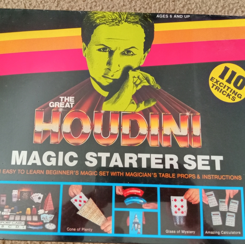 The Great Houdini 1987 Magic Starter Set by AMAV